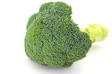 Broccoli on White Background