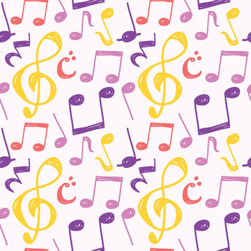 music note background