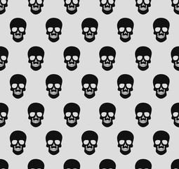 skull seamless background
