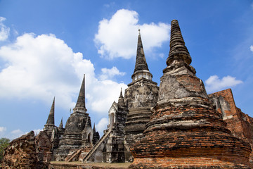 Fototapeta premium アユタヤのワット・プラシー・サンペット