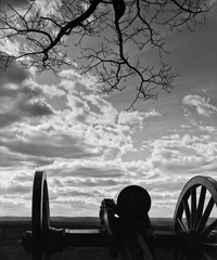 Fototapeta na wymiar Canon Gettysburg