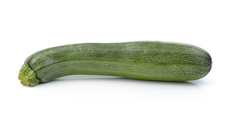  zucchini isolated on white background