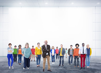 Fototapeta premium People Community Togetherness Corporate Team Concept