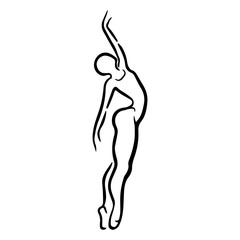 Fototapeta premium ballet female