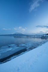 Winter Lake Shikotsu
