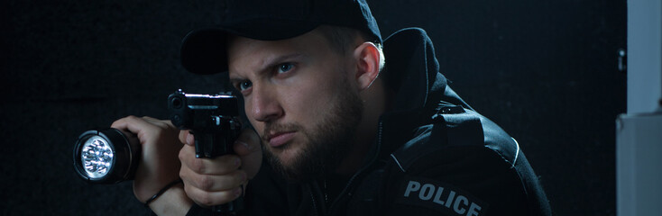 Professional police officer