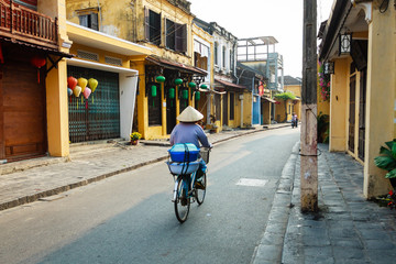 Streets life in Hoi An, Vietnam