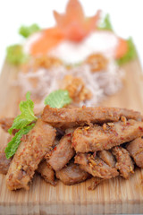 Fry pork