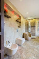 Beauty toilet interior