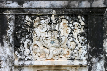 Buddhism statue at Ing Hang Stupa in Savannakhet