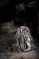 old pulley still life