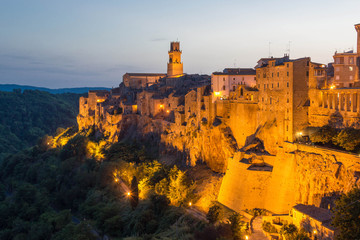 Pitigliano city Tuscany Italy
