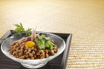 納豆　薬味のせ