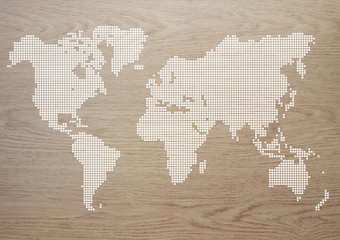 Obraz na płótnie Canvas 世界地図　world map