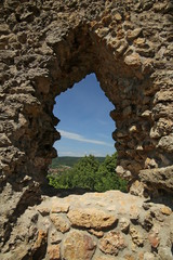 View Through Castle Window