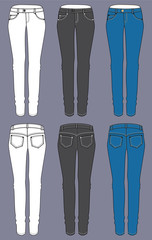 Woman jeans