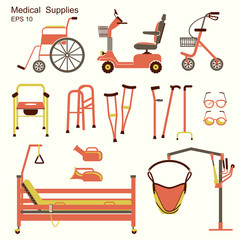  medical hospital equipment for disabled people