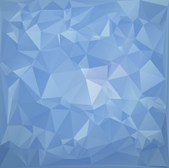 Blue Polygonal Mosaic Background, Creative Design Templates