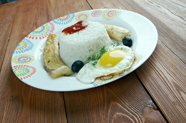  Arroz a la cubana