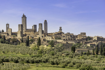 Fototapeta na wymiar San Gimignano in Tuscany