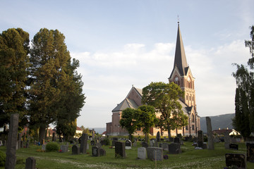 Fototapeta na wymiar Kirche Sør-Fron 