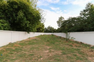 Land protected by white wall