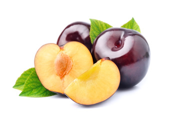 Ripe plums