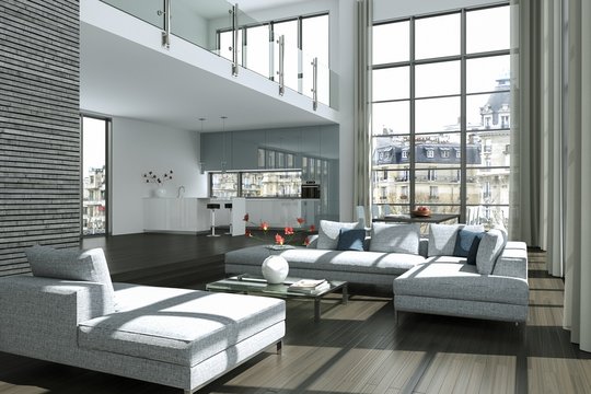 modernes Loft