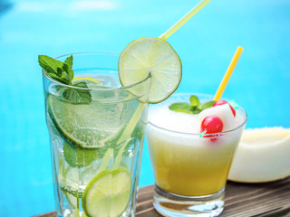 Beach cocktails