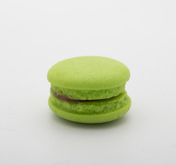 traditional french colorful macarons 