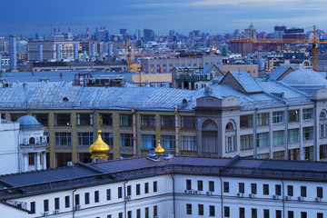 Landscape Moscow city, Moscow, Russia