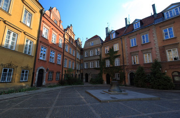 Fototapeta premium Streets of old town Warsaw