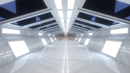 Obraz premium Futuristic SCIFI corridor