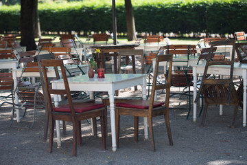 Biergarten in München
