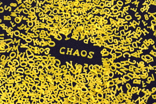 Buchstaben- Chaos D