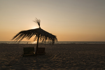 Ngwe Saung Beach sunset