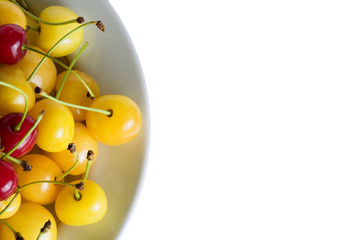 Yellow sweet cherry