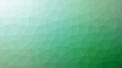 Obraz premium Green low poly background.