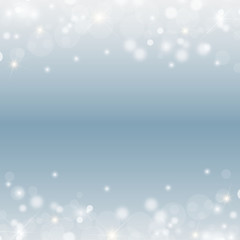 Bokeh blau weihnachtlich