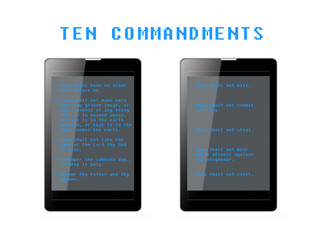 Ten Commandments Phablets