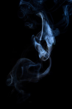 Textured Smoke, Abstract black