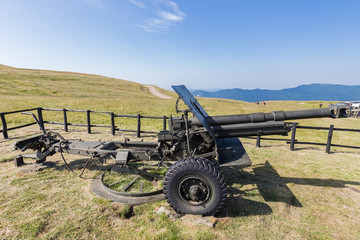 old cannon on the mountains