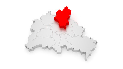 Pankow, Berlin Bezirke 3D