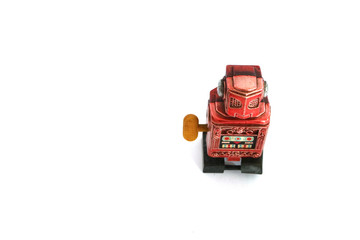 Fototapeta premium old wind up robot