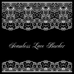 Seamless lace border