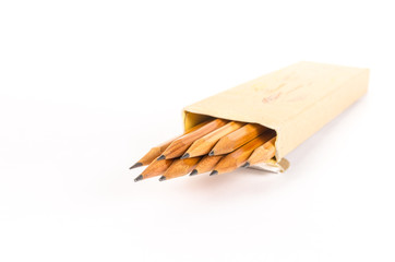 concept abstract of pencils background with space