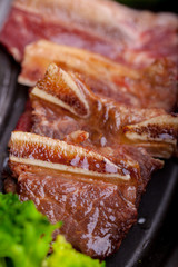 Barbecue and hot pot together