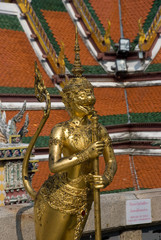 Statue at Grand Palace of Bangkok (Thailand)