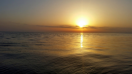 Fototapeta premium Tramonto sul mare