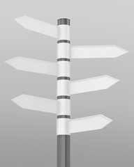 Cartelli stradali direzioni opposte